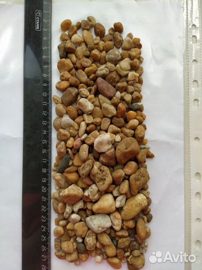 Грунт для аквариума, бутыли 5 литров, галька обкат