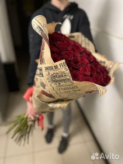 Розы Цветы Букеты 25 51 101 151 201 301 501 опт