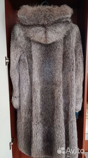 Шуба из меха нутрии