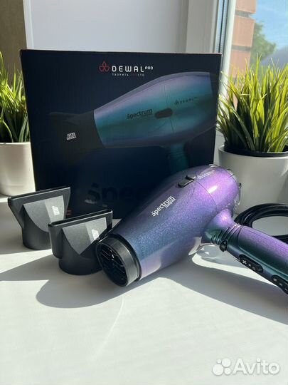 Фен Dewal Spectrum Compact 2200 Вт синий, зеленый