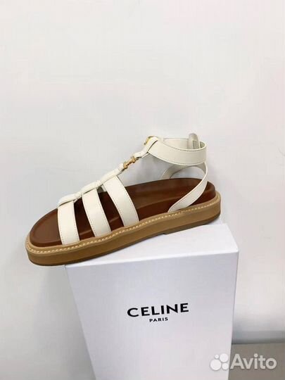 Сандалии Celine кожаные Селин premium