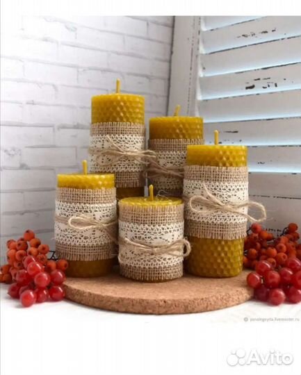 Свечи из вощины