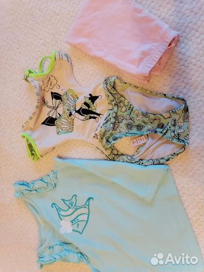 Вещи 12 штук для девочки р-р 116 на 5-6 лет пакет