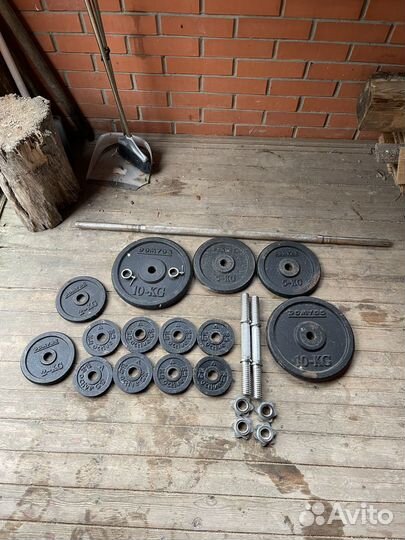 Набор штанга и гантели