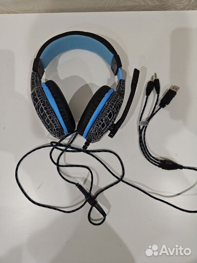 Наушники игровые проводные