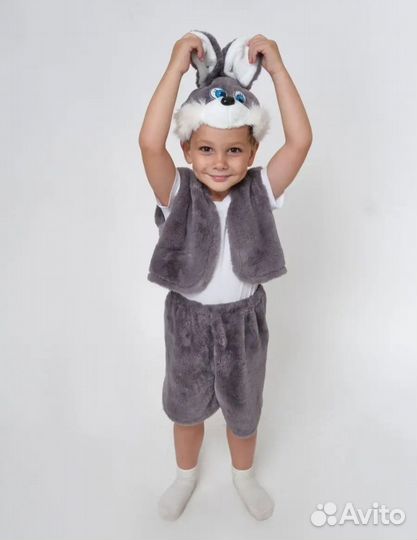 Новогодний костюм зайчика