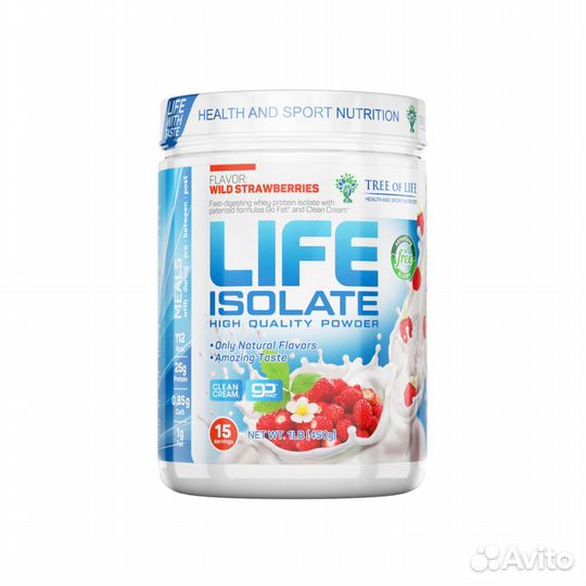 Изолят сывороточного протеина Life Isolate (450 г)