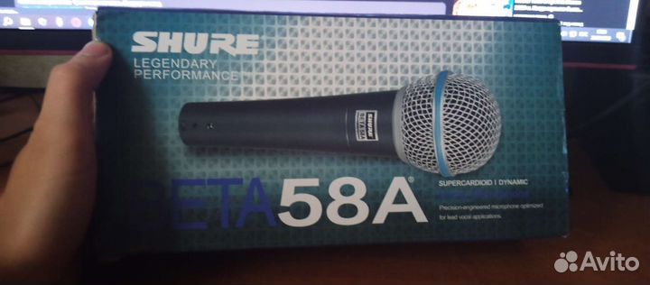 Вокальный микрофон shure beta 58a