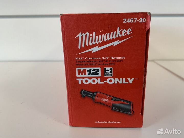 Трещетка (гайковерт) milwaukee 2457-20 (IR-0) m12