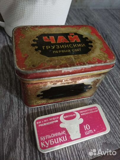 Жестяная коробка СССР