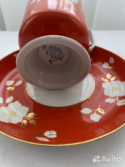 Чайная пара Дулево большая