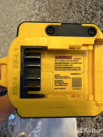 Винтоверт импакт DeWalt dcf850 мексика оригинал