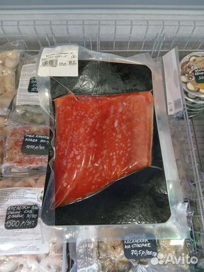 Филе слабосоленое и х/к разных видов рыб