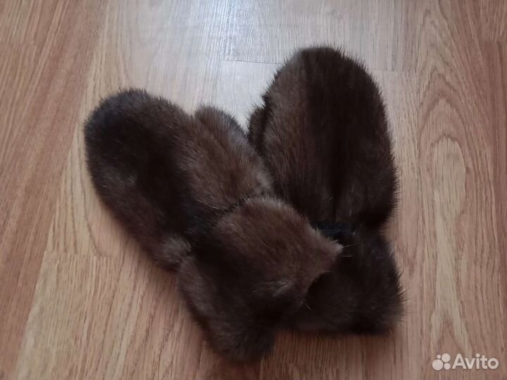 Варежки норковые