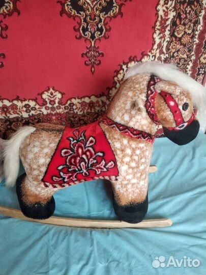 Детская качалка ослик б/у