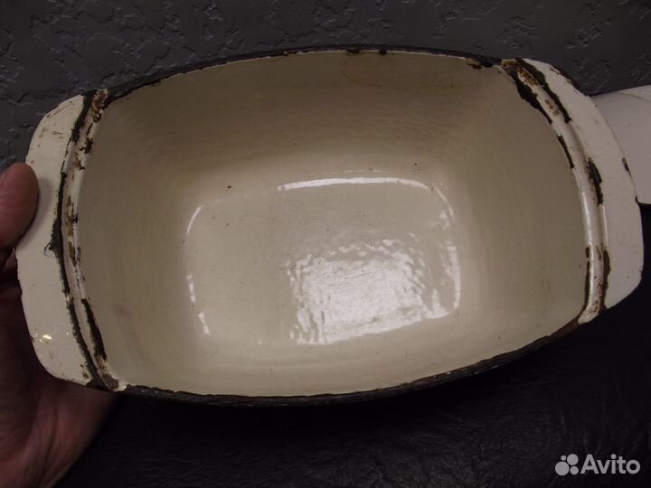 Утятница эмаль чугун СССР