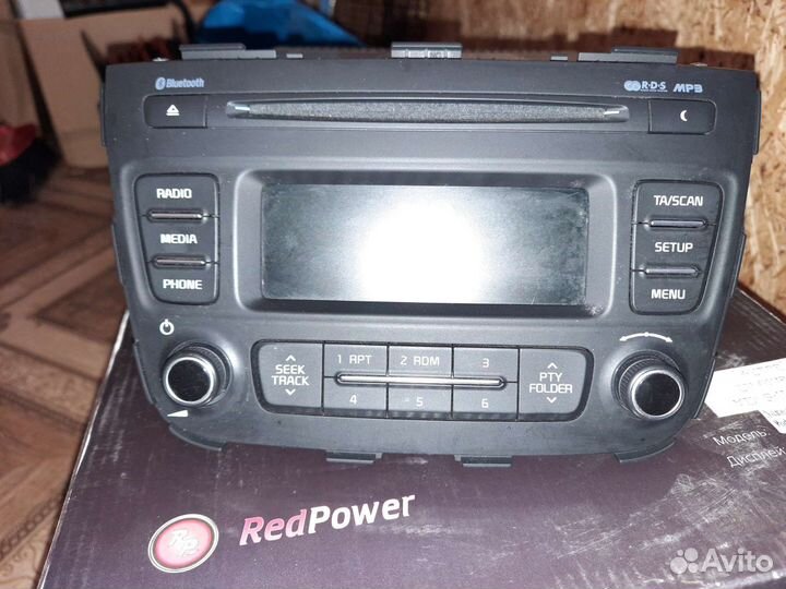 Штатная магнитола на киа соренто