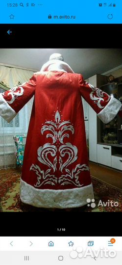 Костюм взрослый дед Мороз и Снегурочка