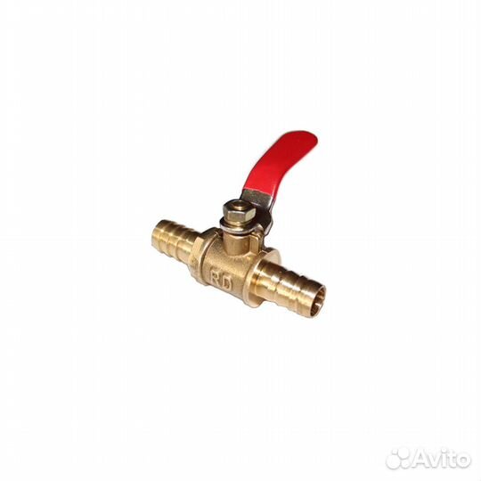 Кран шаровой со штуцером елочка 10-10 мм 