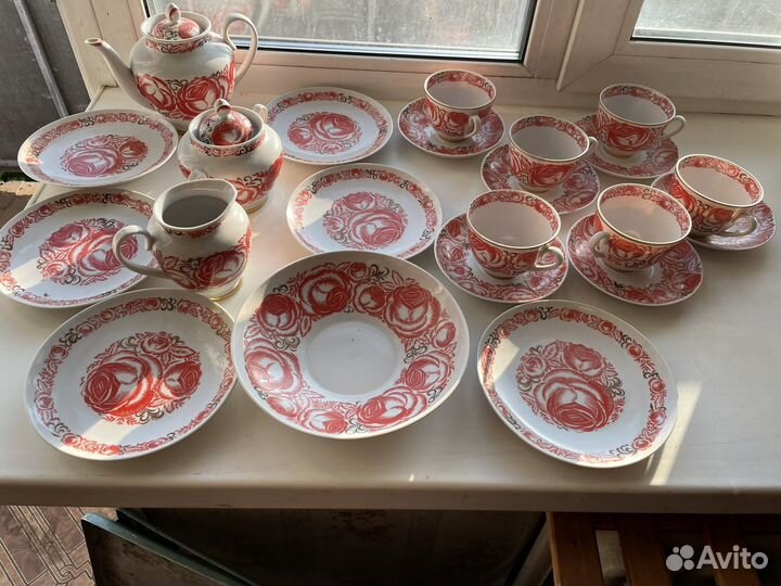 Чайный сервиз лфз розы