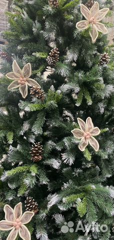 Набор цветы на ёлку