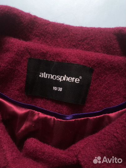 Укороченное пальто 100 шерсть