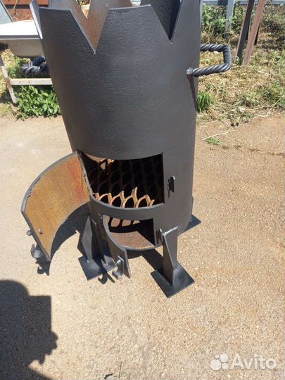 Печка для казана 10- 12 литров