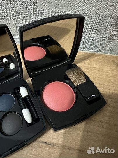 Chanel косметика пудра тени румяна