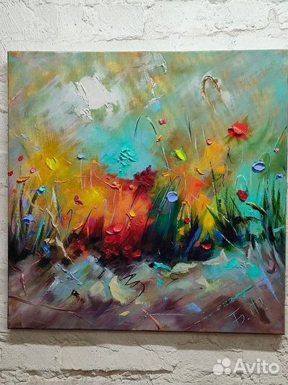 Картина маслом на холсте большая