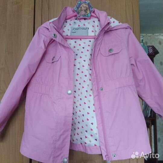 Ветровка для девочки, р.98