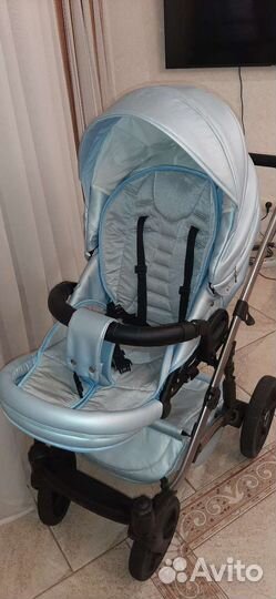Коляска 2 в 1 эко кожа