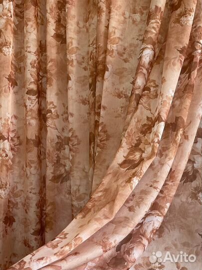 Тюль готовый с принтом