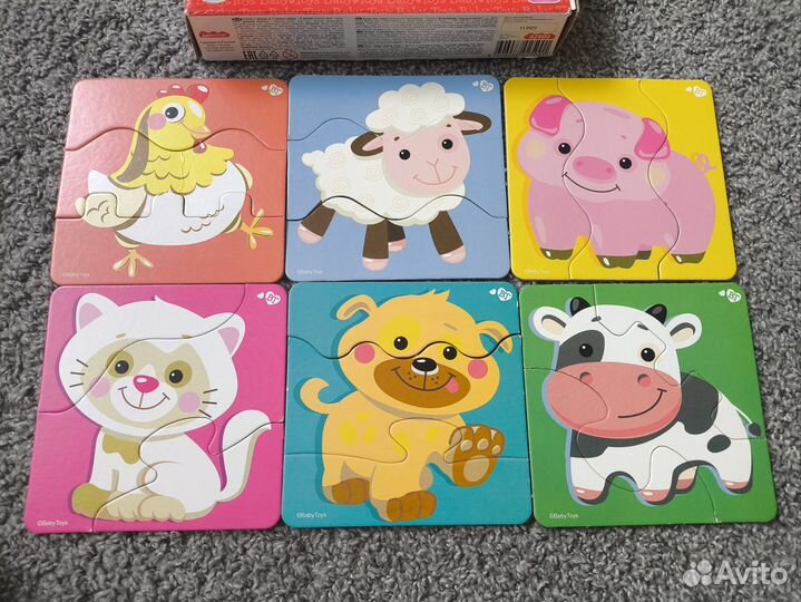 Пазлы набором