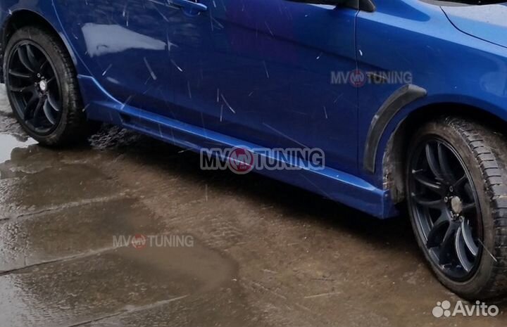 Пороги RPM на Mitsubishi Lancer 10 X