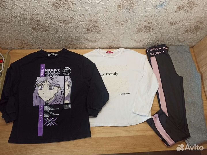 Вещи на девочку 128-134 см. пакетом