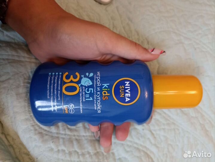 Солнцезащитный спрей для детей