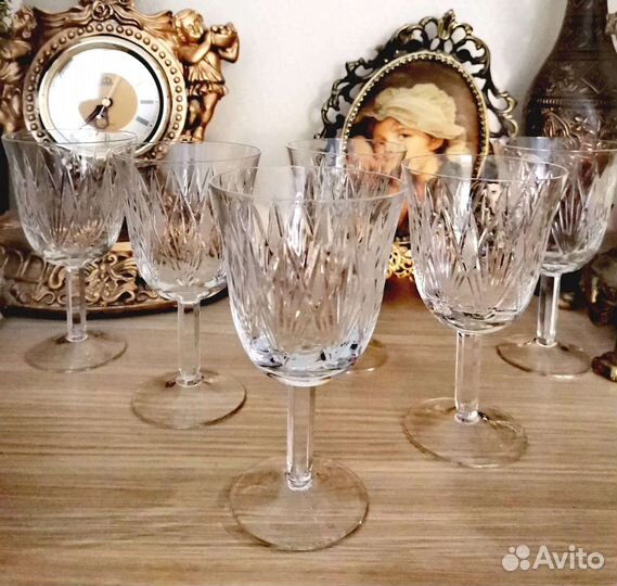 Хрустальные фужеры. чехия