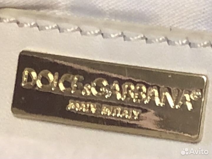 Сумка белая кружево кожа