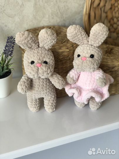 Зайчата ручной работы