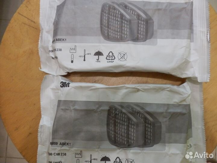 Сменный фильтр 3М 6059 класс защиты abek1 новый
