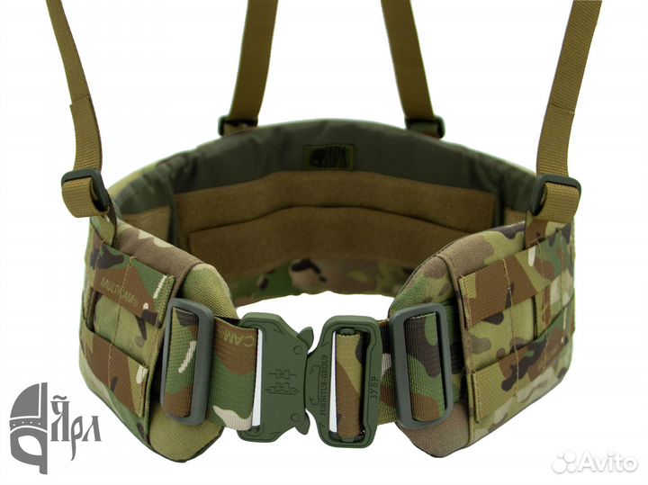 Тактический пояс с лямками Мультикам бр-1 Ярл