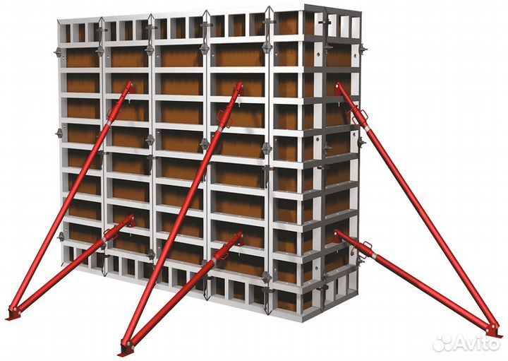 Аренда алюминиевой опалубки для стен