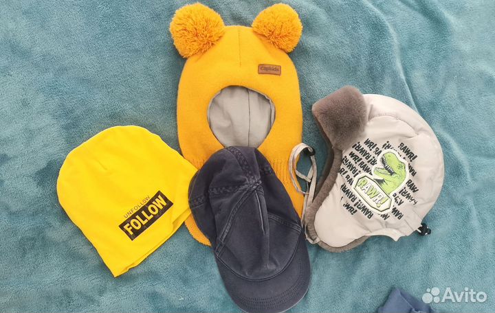 Шапки детские на 1-2 годика