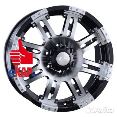 LS 9x18/6x139,7 ET25 D106,1 954 BKF (конус, Колпа