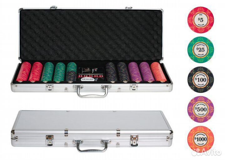 Набор для покера с керамическими фишками