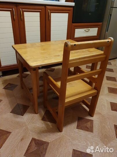 Стол со стулом детский