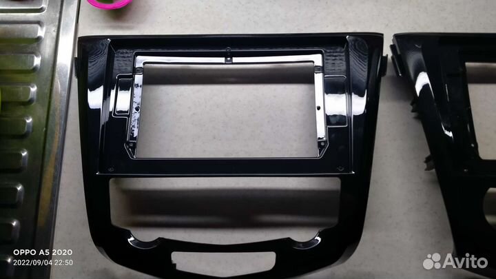 Рамка для 2 din магнитолы nissan qashqai j11