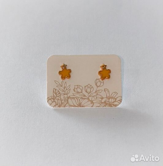 Серьги бижутерия, гвоздики