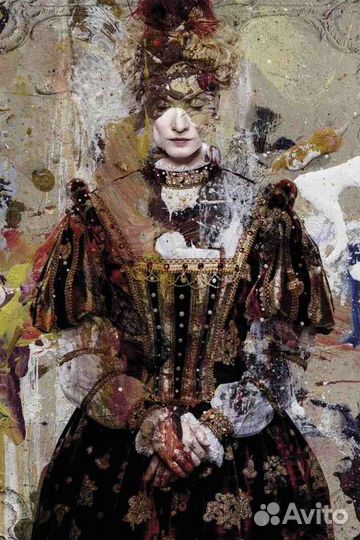 Итальянская картина ART 071. Фактурная штукатурка