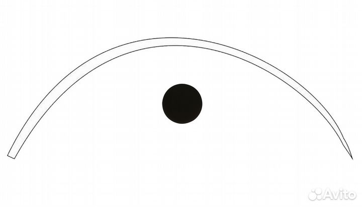 Игла хирургическая 3А1-0,6*20мм изогнутая на 3/8 о